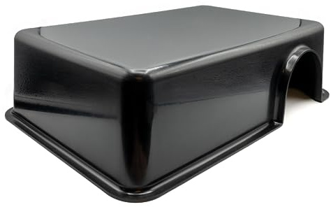 Pangea Reptile Hide Box (F - X-Large 16.25x11x4.5) - Fits Most Cages 2'x4' and up, Usable as Snake Tank Accessories, Good for Ball Python, Boas, Kingsnake