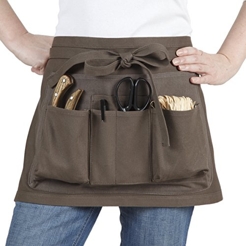 La cordeline CJN45JFC Grembiule da Giardinaggio in Cotone Cioccolato 25,0 x 3,0 x 37,0 cm