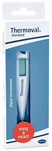 Thermoval standard digitales Fieberthermometer, hohe Messgenauigkeit, orale, axillare und rektale Messung, 1 Stück