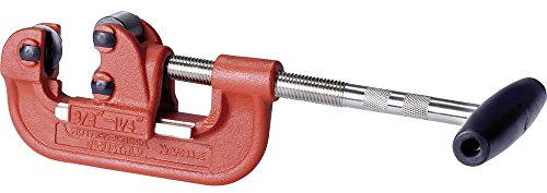 ROTHENBERGER Industrial Stahlrohr – Abschneider | Stahlrohrschneider | Rohrschneider zum exakten Abschneiden von Stahlrohren - Ø 10 mm - 42 mm (1/8 - 1 1/4) 070643E