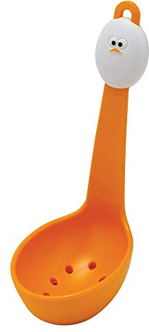 Joie Kitchen Gadgets 067742-502155 - Cuchara para hervir huevos, color naranja
