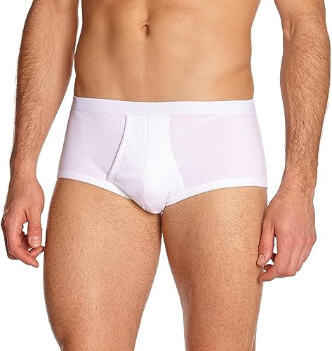 Eminence - Slip Taille Haute Ouvert - Les Classiques - Homme 100% Coton hypoallergénique,M,Blanc