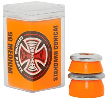 Independent Orange Standard Conical Medium 90A Skateboard Bushings (Default, Orange)