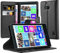 Cadorabo Hülle kompatibel mit Nokia Lumia 929/930 Handyhülle aus Kunst Leder Flip Klappbare Magnetische [Standfunktion] [Kartenfächern] Cover Hülle für Nokia Lumia 929/930 Tasche in Schwarz