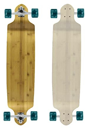 TGM Skateboards Down Drop Bamboo Longboard - 180mm Trucks ABEC 7 Bearings 76mm 80a Wheels