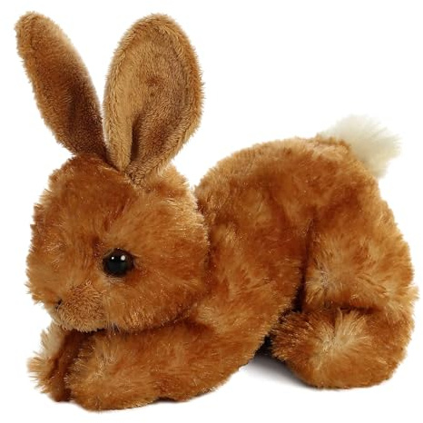 Aurora® Adorable Mini Flopsie™ Bitty Bunny™ Stuffed Animal - Playful Ease - Timeless Companions - Brown 8 Inches