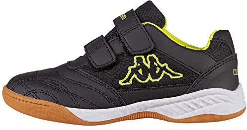 Kappa Indoor Kinder Hallenschuhe schwarz 260695T, Schuhgröße:37 EU