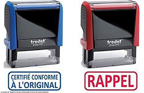 trodat 499233 4.0 X-Print 4912 Copie Tampon encreur automatique