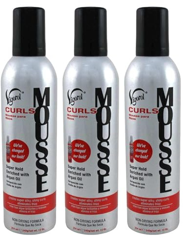 Vigorol Mousse Curls 12oz (3 Pack)
