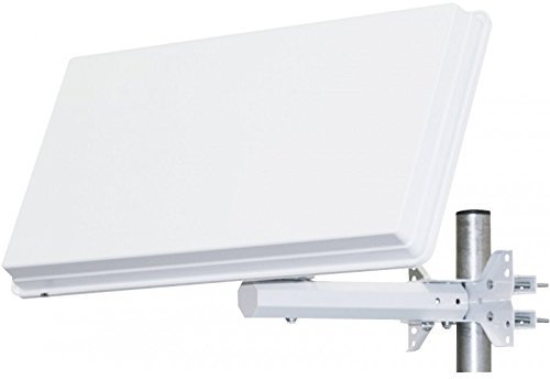 Selfsat Parabole Satellite Plate 4 Sortie avec LNB intégré Ideal Astra EUTELSAT