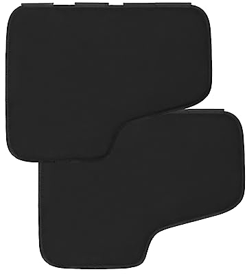 PETTOM 2 Packs Dog Car Door Protector, Auto Doormat Mats for Rear Doors Protector, Waterproof Car Interior Doors Cars Door Blankets Against Dogs Footprints, Black