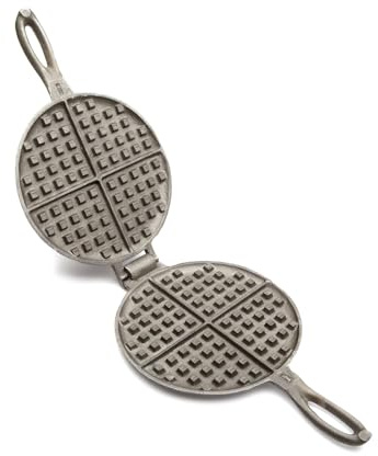 ROME #1100 Old Fashioned Waffle Iron, Cast Iron
