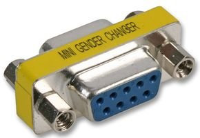 GENDER CHANGER, LOW PROFILE 9WAY D F-F, Inter-Series adapters, Qty.1 | PSG90321