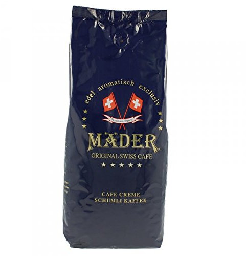 Mäder Creme Classic, Espresso-Kaffee ganze Bohne, 1000 g