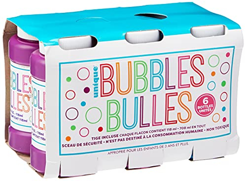 Partygeschenke - Party-Seifenblasen - 6er-Pack, Verschiedene, 4 oz