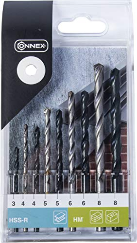 Connex COX972319 Kombi-Bohrersatz 9-teilig