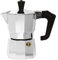BUTLERS Esperto Espressokocher 8,6x15,4x17 in Silber - Italienische Espressomaschine als Kaffeebereiter f?r 3 Tassen