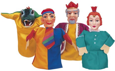 Simba 104588490 - Kasperlfiguren, 4-Fach soriter, Kopv 10 cm