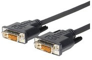 VivoLink 3 M DVI-D M/M 3 m DVI-D DVI-D DVI – DVI Cable (3 M, DVI-D DVI-D Male to Male, Black, Gold)