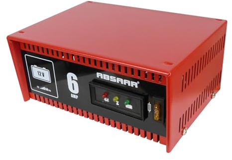 Absaar 0635606 Batteriladdare, Universal, 12 V, 6 A