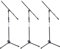 3 x Pronomic MS-116 Mikrofonständer mit Galgen Set (stabiler Dreibein Galgenständer, höhenverstellbar, inkl. Reduziergewinde und Kabelklemmen, schwarz)