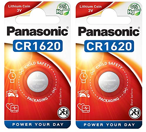 Panasonic 2 x 1620 cr1620 3v Lithium Batteries