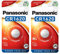 Panasonic 2 x 1620 cr1620 3v Lithium Batteries