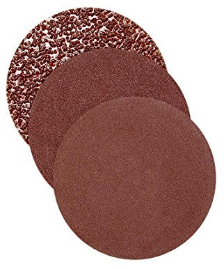 RETOL disques abrasifs auto-agrippants, 200 mm, G40, p. ponceuses multi-disques, corindon normal (Lot de 50)