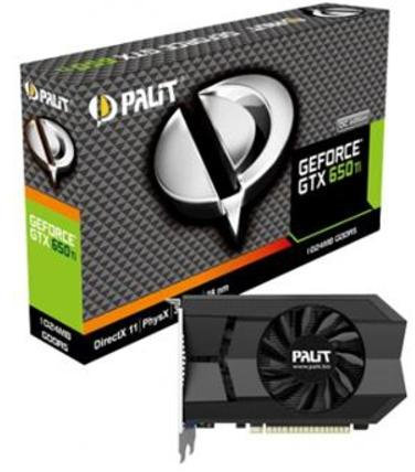 Palit GeForce GTX 650 Ti Nvidia OC Edition Graphics Card (1GB GDDR5, PCI Express 3.0, Mini HDMI, DVI, VGA, Kepler GPU Architecture, NVIDIA 3D Vision Ready)