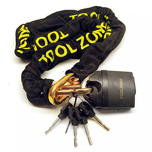 Moto Moto Moto Cadena de Seguridad de Bloqueo de Disco candado Heavy Duty 1,1M TE149