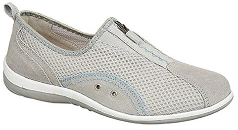 Boulevard Women's Zip Elastic Gusset Wellington Boots (Grey) 4 UK