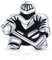 Bling Jewelry Ice Goalie Sports Team Hockey Player Charme Bead Für Frauen Teen Oxidiert .925 Sterling Silber Passt Europäisches Armband