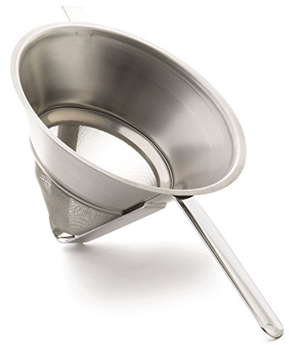 TableCraft 348 S/S 2 Quart Fine Mesh Bouillon/China Cap Strainer