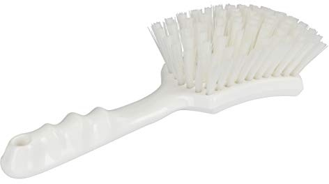 Kerbl 151780 borstborste PP, kort handtag besättning PBT – 14 cm, vit