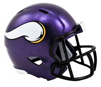 Casco de fútbol americano de los Minnesota Vikings de la NFL, versión mini