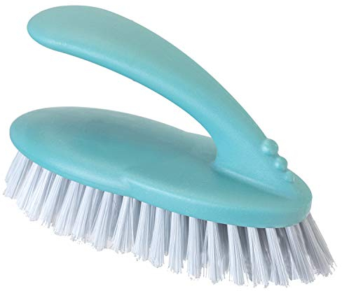 VIGAR 783 - Spazzola multifunzione con manico ergonomico e setole dure, in polipropilene, blu, 16 x 7 x 9 cm