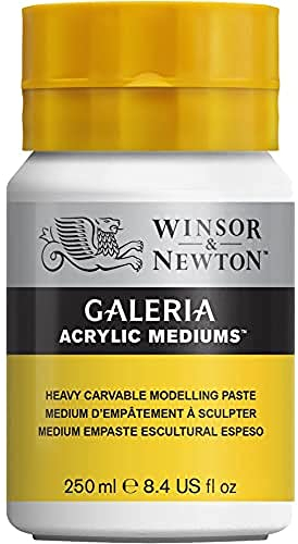Winsor & Newton 3040814 Galeria Schwere Modellierpaste, 250 ml Topf, zum Aufbau von mehreren Schichten geeignet