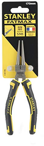 STANLEY 0-84-496 - Alicate boca redonda, 170mm
