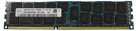 Dell Memory, 16GB, DIMM, 1600MHZ, 256X64, Registered, DDR3, 240, 0JDF1M (256X64, Registered, DDR3, 240 Pin, Dual Rank, 1.5V, Error Correction Code 8K, 240, Reg)