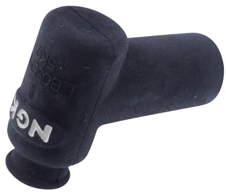 ZÜNDKERZENSTECKER NGK LB05EMH - 708.54.91 - LB05EMH - NGK Zündkerzenstecker - Silicon, 90 Grad, Farbe schwarz, wasserdicht, 5 Kilo Ohm entstört, für 14 mm Kerzen -