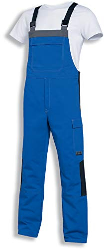 Uvex Banwear+ 8896 Schweißer-Arbeitshose - Blaue Latzhose 60/62