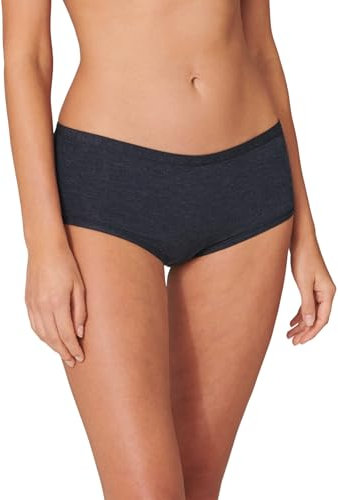 Schiesser Damen Shorts Unterwäsche - Personal Fit Slip, Nachtblau_147198, L EU