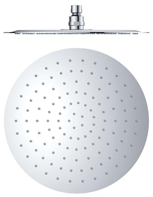 Ramon Soler - Rociador de Ducha Redondo Ultraslim de Ø250mm Cromado