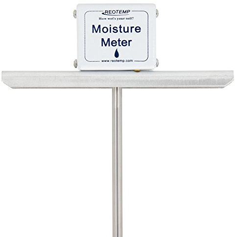 Reotemp 24 Inch Garden and Compost Moisture Meter, Garden Tool Ideal for Soil, Plant, Farm and Lawn Moisture Testing