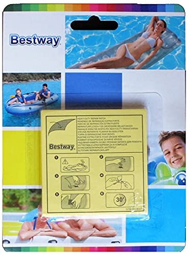 Bestway Reparatur Kit grosser Pool 10 schwere selbst klebende Patches 62068