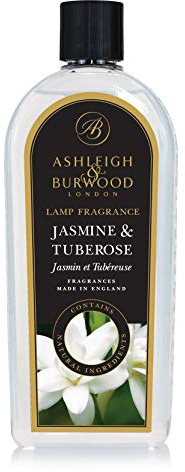 Ashleigh & Burwood - Lamp Fragrance 1000 mL / 1 L - Jasmine and Tuberose - Sweet and Floral Scent - 40 Hours Burn Time - Eco-Friendly Packaging