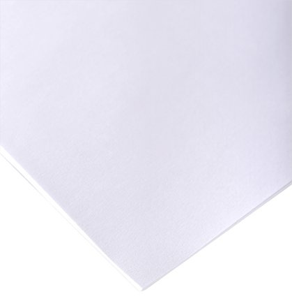 Clairefontaine 37254C Paquet Papier Dessin Croquis - 25 Feuilles Papier Dessin Blanc au Grain Très Léger - A2 42x59,4 cm 70g - Idéal pour le Dessin et Croquis au Crayon, Feutre ou Fusain