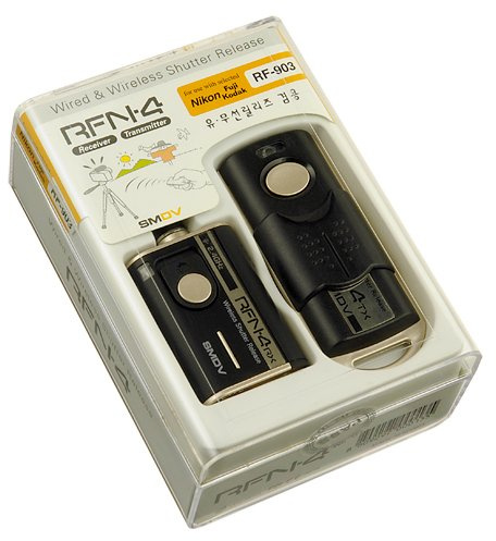 SMDV RFN-4 Wireless Remote Shutter Release Cable for Nikon D1, D1H, D1X, D2H, D2X, D2Hs, D2Xs, D3, D3X, D3s, D4, D200, D300, D300S, D700, D800, D800E, Fully Compatible with Nikon MC-30