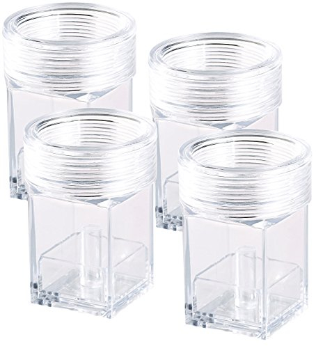 infactory Eierformer: 4er-Set Würfel-Ei-Maschinen für eckige Eier (Würfelform, viereckige, Geburtstag)