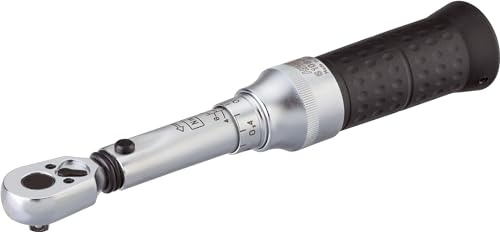 HAZET Drehmomentschlüssel 6108-1CT I automatische Kurzwegauslösung I Genauigkeit ± 2% I 2–10 Nm I Abtrieb: 1/4 Zoll I anwenderfreundliche Umschaltknarre